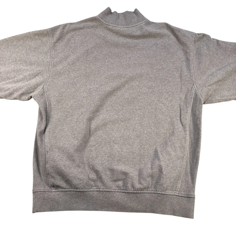 Nike Gray Sweatshirt Pullover Baseball‎ Logo 1/4 Zip Long Sleeve Sz L Cougars